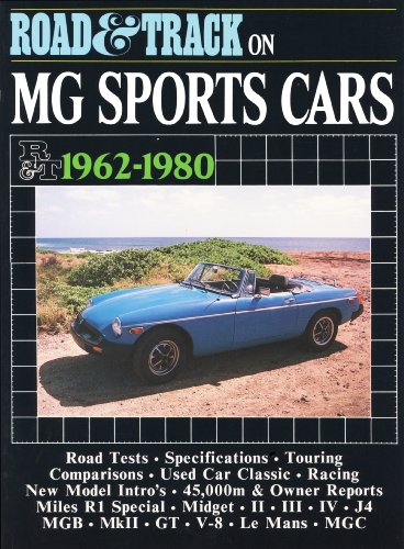 Stock image for Road & Track on MG Sports Cars 1962-1980 for sale by G.J. Askins Bookseller