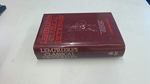 Stock image for Lempriere's Classical Dictionary for sale by AwesomeBooks