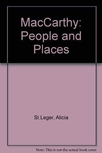 Beispielbild fr MacCarthy: People and Places zum Verkauf von Goldstone Books