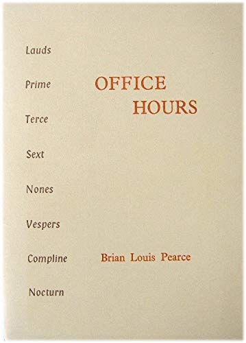 Office Hours (9780946603008) by Louis Pearce, Brian