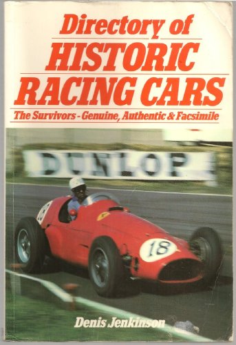 Beispielbild fr Directory of Historic Racing Cars zum Verkauf von Armchair Motorist