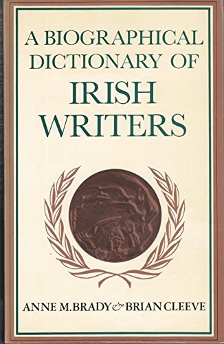 Imagen de archivo de A Biographical Dictionary of Irish Writers a la venta por Bahamut Media