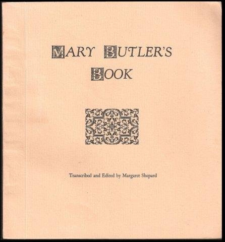 Stock image for Mary Butler's Book for sale by WorldofBooks