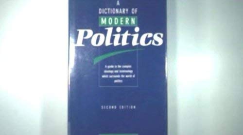 A Dictionary of Modern Politics (9780946653751) by Robertson, David