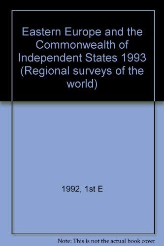 Beispielbild fr Eastern Europe and the Commonwealth of Independent States, 1992 zum Verkauf von Better World Books