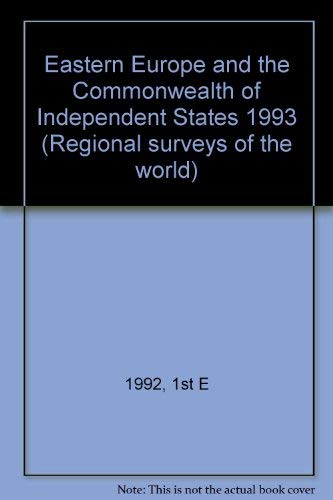 Stock image for Eastern Europe and the Commonwealth of Independent States, 1992 for sale by Better World Books