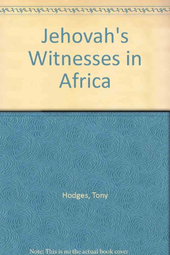 Imagen de archivo de Jehovah's Witnesses in Africa (Report / Minority Rights Group) a la venta por Phatpocket Limited