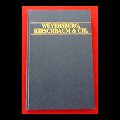9780946696260: Weyersberg Kirschbaum & Cie., Solingen: Catalogue of 1892