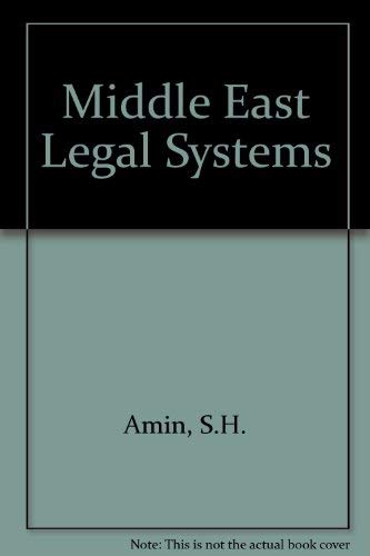 Stock image for Middle East legal systems for sale by HPB-Red