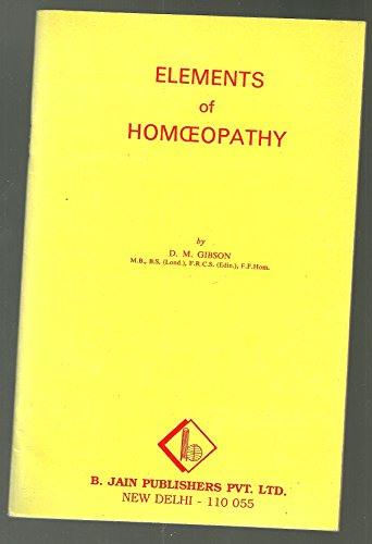 9780946717118: Elements of Homoeopathy