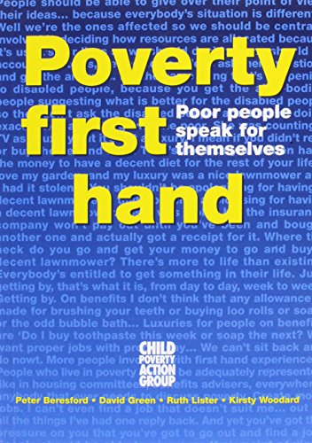 Stock image for Poverty First Hand for sale by GF Books, Inc.