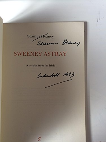 Beispielbild fr SWEENEY ASTRAY : A Version from the Irish.("Buile Suibhne") zum Verkauf von Geata Buidhe - Yellow Gate - Books