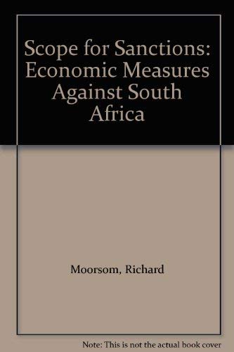 Beispielbild fr Scope for Sanctions: Economic Measures Against South Africa zum Verkauf von Anybook.com