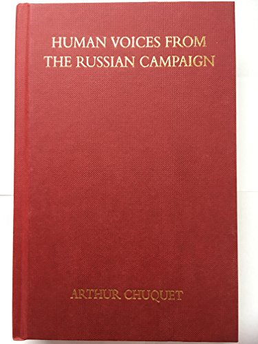 Stock image for Human Voices from the Russian Campaign for sale by Marengo Books
