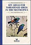 9780946888313: Key Areas for Threatened Birds in the Neotropics