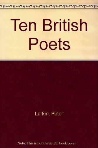 Stock image for Ten British Poets for sale by Raritan River Books