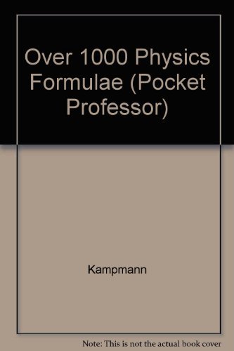 9780946913046: Over 1000 Physics Formulae (Pocket Professor)