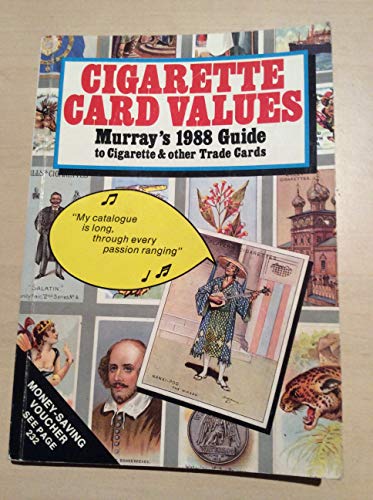 Immagine dell'editore per Cigarette Card Values 1988: Guide to Cigarette and Other Trade Cards (Cigarette Card Values: Guide to Cigarette and Other Trade Cards) venduto da Goldstone Books