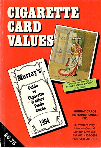 9780946942152: Cigarette Card Values: Guide to Cigarette and Other Trade Cards