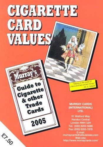 Stock image for CIGARETTE CARD VALUES (Cigarette Card Values: Murray's Guide to Cigarette and other Trade Cards) for sale by WorldofBooks