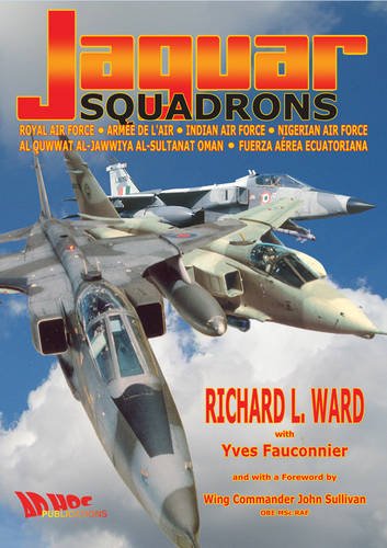 Beispielbild fr JAGUAR SQUADRONS: ROYAL AIR FORCE, ARMEE DE L'AIR, INDIAN AIR FORCE, NIGERIAN AIR FORCE, AL QUWWAT AL-JAWWIYA AL-SULTANAT OMAN, FUERZA AEREA ECUATORIANA zum Verkauf von Second Story Books, ABAA