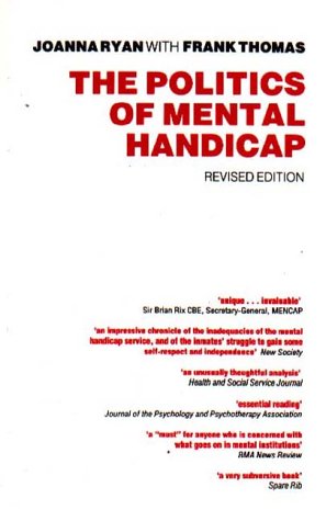 Stock image for The Politics of Mental Handicap for sale by Goldstone Books