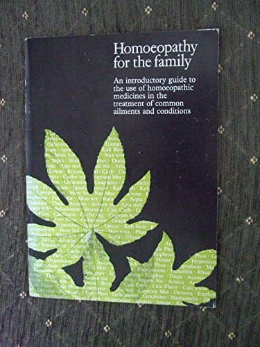 9780946982042: Homoeopathy for the Family