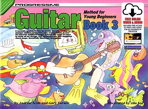 Imagen de archivo de CP18324 - Progressive Young Beginner Guitar Method - Book Three: Book/CD a la venta por BooksRun