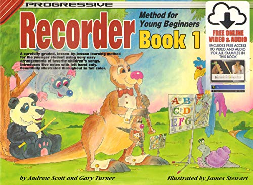 Stock image for 18337 - Progressive Recorder Method for Young Beginners Book 1 - Book/Online Video & Audio (Progressive Young Beginners) for sale by Wonder Book