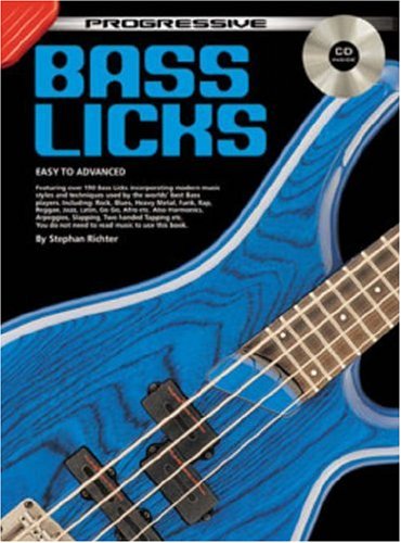 CP18372 - Progressive Bass Licks (9780947183721) by Stephan Richter