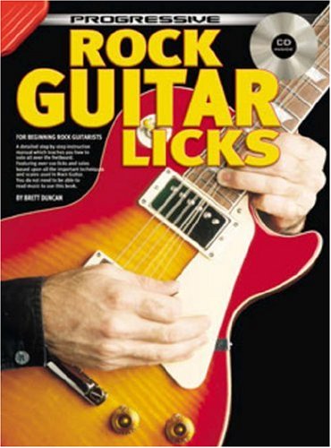 Imagen de archivo de Rock Guitar Licks Bk/CD: For Beginning Rock Guitarists a la venta por ThriftBooks-Dallas