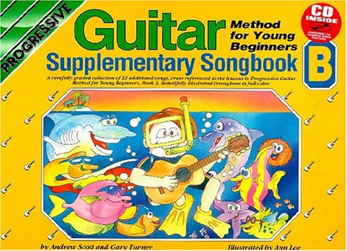 YOUNG BEGINNER GUITAR METHOD SUPPLEMENTARY SONGBOOK B BK/CD (Progressive) (9780947183837) by Scott; Andrew