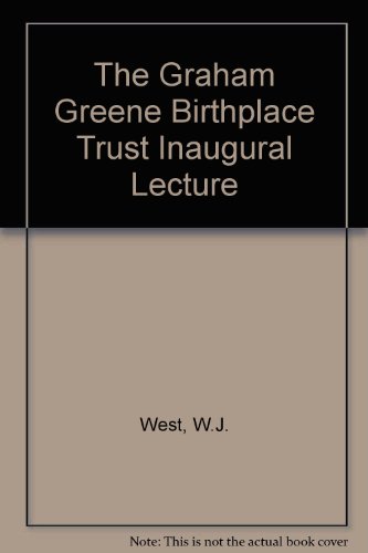 Beispielbild fr THE GRAHAM GREENE BIRTHPLACE TRUST: INAUGURAL LECTURE. zum Verkauf von Any Amount of Books