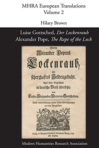 9780947623845: Luise Gottsched, 'Der Lockenraub' / Alexander Pope, 'The Rape of the Lock'