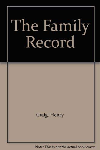 Beispielbild fr The Family Record zum Verkauf von WorldofBooks