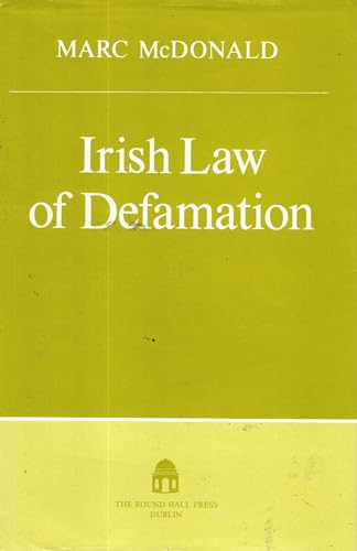 Stock image for Defamation Law in Ireland for sale by Kennys Bookstore