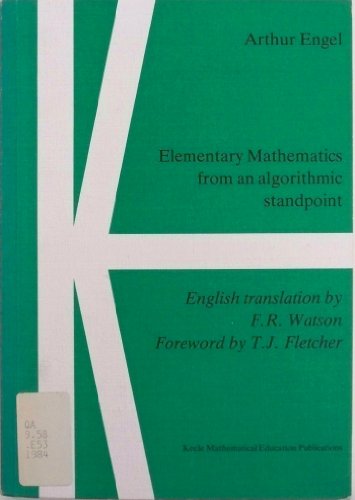 Beispielbild fr Elementary Mathematics from an Algorithmic Standpoint zum Verkauf von HPB Inc.
