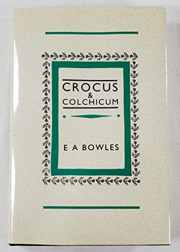 Stock image for A handbook of crocus and colchicum for gardeners : with a chapter om changes of nomenclature by B.L. Burtt for sale by Carothers and Carothers