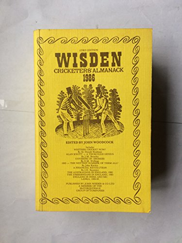 WISDEN CRICKETERS' ALMANACK 1986