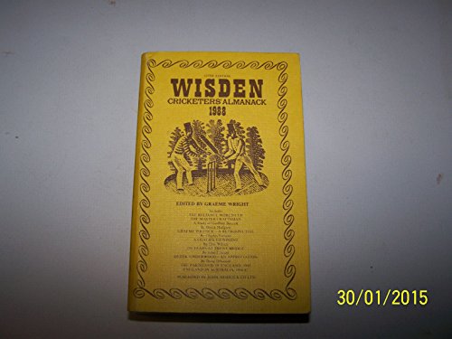 Imagen de archivo de Wisden Cricketers' Almanack 1988 a la venta por AwesomeBooks