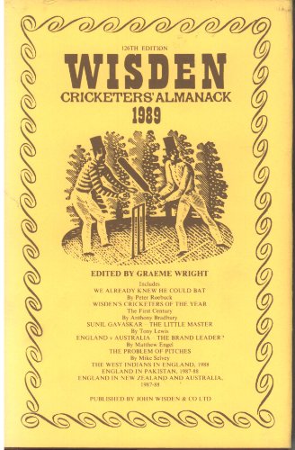 Imagen de archivo de Wisden Cricketers' Almanack 1989 a la venta por WorldofBooks