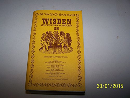 Imagen de archivo de Wisden Cricketers' Almanack 1994 a la venta por WorldofBooks