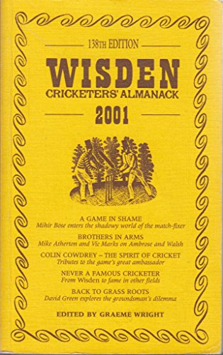 Stock image for Wisden Cricketers' Almanack 2001 (Wisden Books) for sale by AwesomeBooks