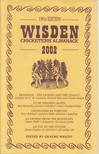 Stock image for Wisden Cricketers' Almanack 2002 for sale by AwesomeBooks