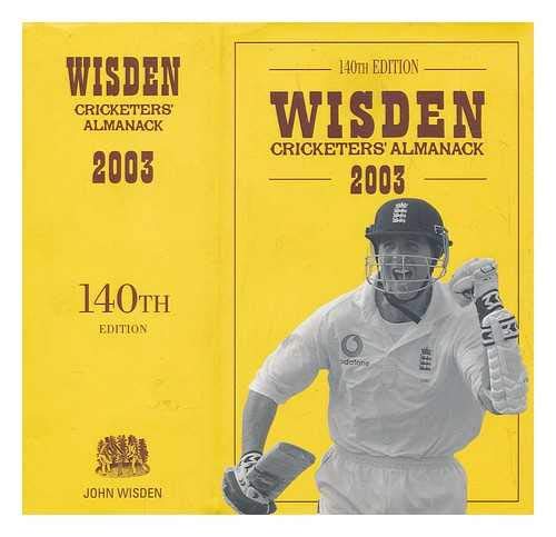 Stock image for Wisden Cricketers' Almanack 2003 (Wisden) for sale by AwesomeBooks