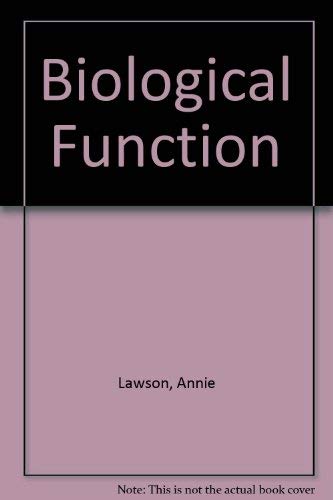 Stock image for Biological Function for sale by MusicMagpie