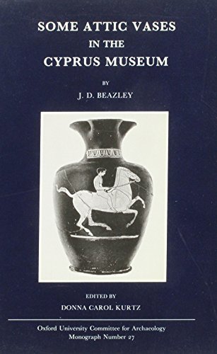 Imagen de archivo de Some Attic Vases in the Cyprus Museum a la venta por Revaluation Books