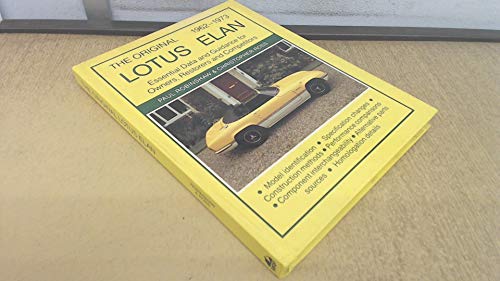 Stock image for The Original Lotus Elan, 1962-73 (Marques & models) for sale by HPB-Diamond