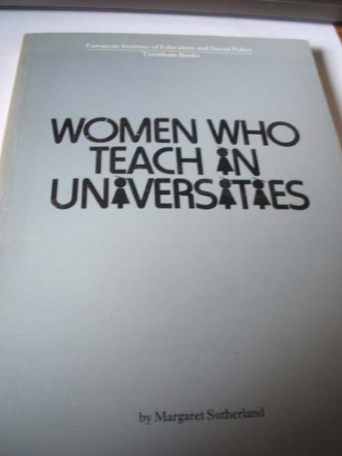 9780948080005: Women Who Teach in Universities