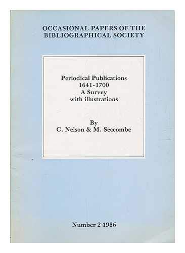 Stock image for Periodical publications, 1641-1700 : a survey with illustrations for sale by J. Lawton, Booksellers